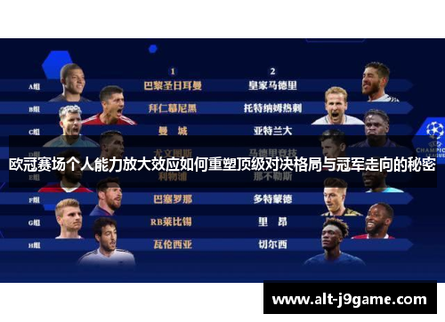 欧冠赛场个人能力放大效应如何重塑顶级对决格局与冠军走向的秘密